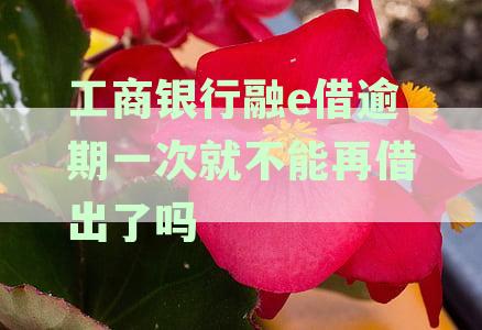 工行融e借逾期还款如何处理？教你如何协商解决工商银行逾期问题