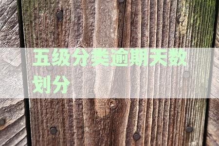 五级分类逾期天数划分