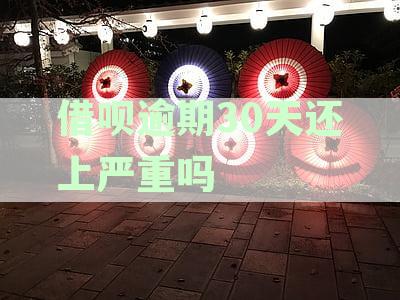 借呗逾期30天还款的影响及解决方案：逾期后果、信用记录与应对策略全解析