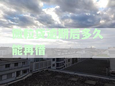 微粒贷逾期后如何恢复信用及再次借款全解析：时长、条件与影响