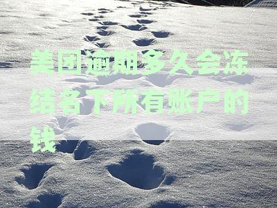 美团逾期多久会冻结名下所有账户的钱