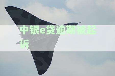 中银e贷逾期会被起诉的具体时长解析