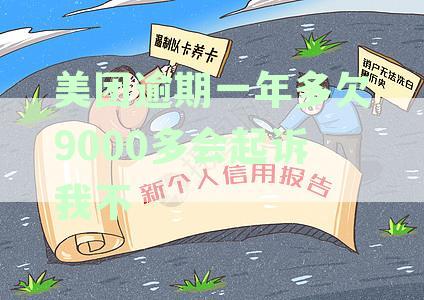 美团逾期一年多欠9000多会起诉我不还吗，如何应对欠款问题？