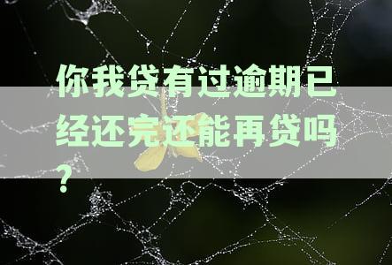 你我贷逾期了还清了还可以正常使用吗：如何恢复账户状态详解