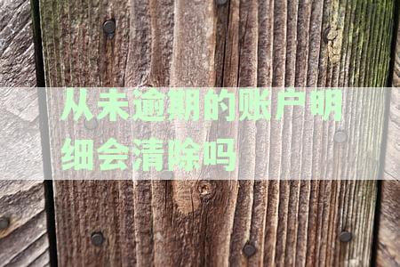 从未逾期信贷账户明细多久消除：无逾期记录是否安全无忧