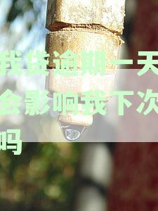 你我贷不小心逾期一天怎么办及时还了，钱后会有什么后果吗？