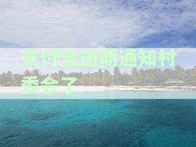 支付宝逾期通知村委会了还能用吗，逾期会告知家人及如何处理安全问题