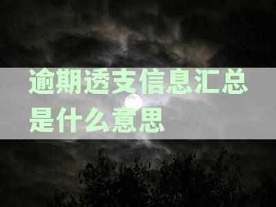 全面解读：征信逾期与透支记录影响及应对策略指南