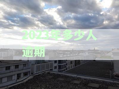 2023年中国信用卡逾期人数统计：全国负债情况数据分析报告
