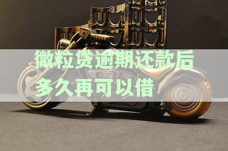 '微粒贷逾期还款后多久时间可以再次借款：最新资讯解读再借条件与时间限制'