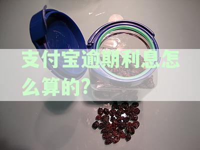 支付宝逾期利息怎么算的?