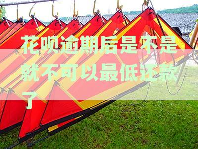花呗逾期后是不是就不可以最低还款了