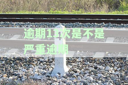 如何查询逾期13次的信用记录？严重性如何评估？了解详细情况和解决方法