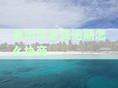 美团生意贷逾期怎么协商