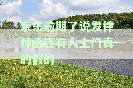 京东逾期发律师函及上门催收真伪，安全吗？如何应对？