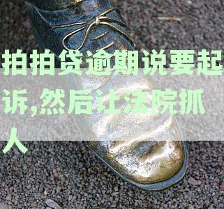 拍拍贷逾期说要起诉,然后让法院抓人