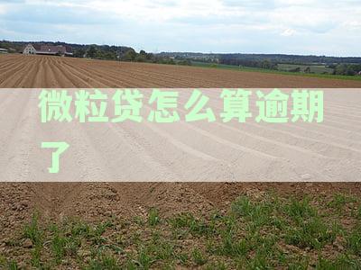 微粒贷逾期还款时间计算方法及后果分析