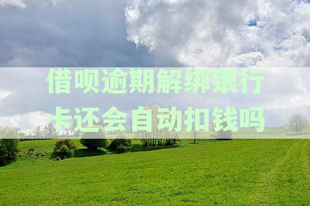 借呗逾期解绑银行卡还会自动扣钱吗