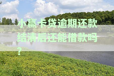 小赢卡贷逾期还款结清后还能借款吗?