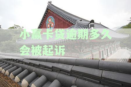 小赢卡贷逾期多久会被起诉