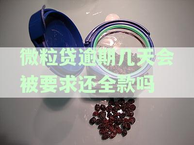 微粒贷逾期还款资讯：一次还清需要多久？