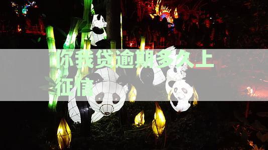 你我贷逾期多久上征信