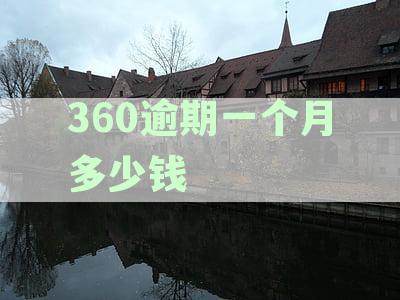 360借贷逾期费用一个月计算方法及利息分析