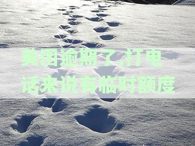 美团借钱逾期后，有协商专家提供临时额度申请服务的真实情况分析