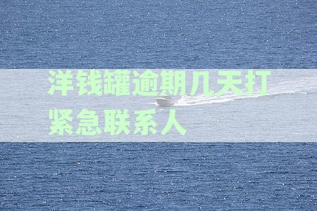 洋钱罐逾期三天的征信影响及科普分析