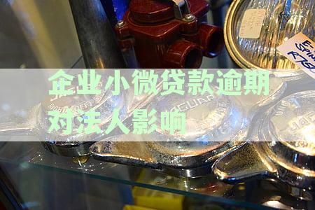 企业小微贷款逾期对法人影响