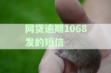 网贷逾期1068发的短信是真是假-网贷逾期1068发的短信是真是假啊