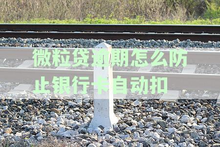 微粒贷逾期后如何预防银行卡自动扣款及避免不必要的损失？