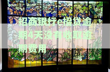 招商银行e招贷逾期四天是否影响征信：解答疑惑并探讨影响