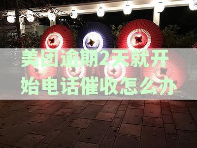 美团外卖逾期2天，如何处理催收电话并避免影响信用？