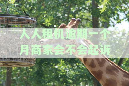 人人租机逾期一个月商家会不会起诉