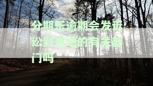 分期乐逾期还款的法律风险：会不会被告上法庭？