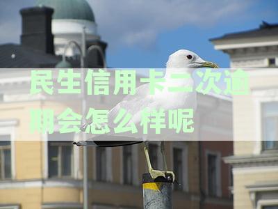 民生信用卡二次逾期会怎么样呢