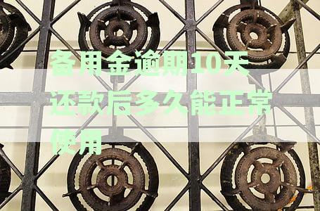备用金逾期10天还了还能用吗？如何处理？逾期还款后是否影响继续使用？