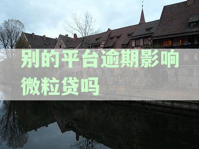 别的平台逾期影响微粒贷吗
