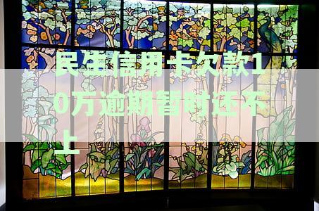 民生信用卡欠款10万逾期暂时还不上怎么办？银行起诉后的应对措！