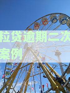 微粒贷逾期二次分期案例