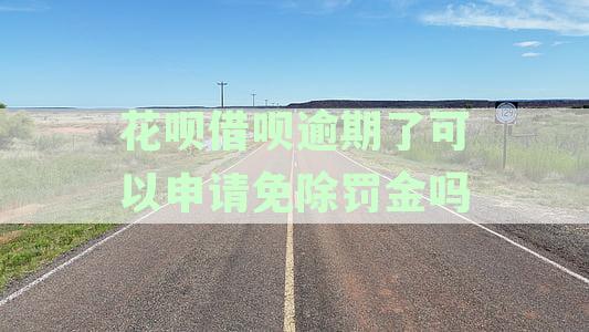 花呗借呗逾期了可以申请免除罚金吗