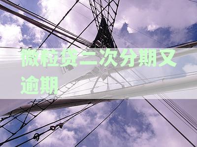 微粒贷二次逾期：原因、影响和解决方案，如何避免再次发生？