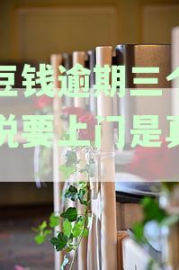 豆豆钱逾期两天会联系我的联系人吗？用户可能会遇到的问题和解决方案