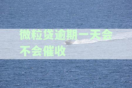 微粒贷逾期一天，催收公司是否会进行催收？逾期后果如何？如何避免逾期？