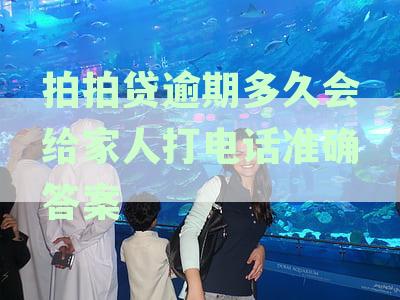 拍拍贷逾期多久会给家人打电话准确答案