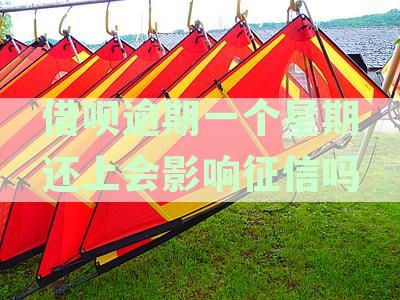 支付宝借呗逾期一周还款可能对征信产生影响，如何解决？