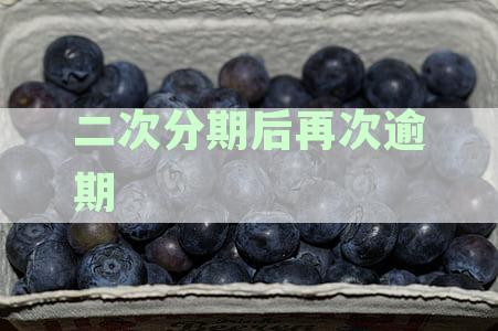 二次分期逾期两天还款后，是否会产生不良信用记录？如何避免逾期问题？