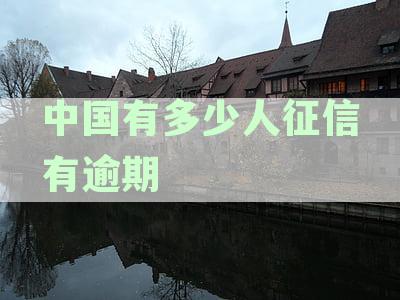 中国有多少人征信有逾期