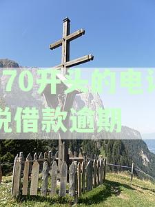 关于170开头的电话提醒借款逾期起诉事宜：真实性、催收平台以及还款要求